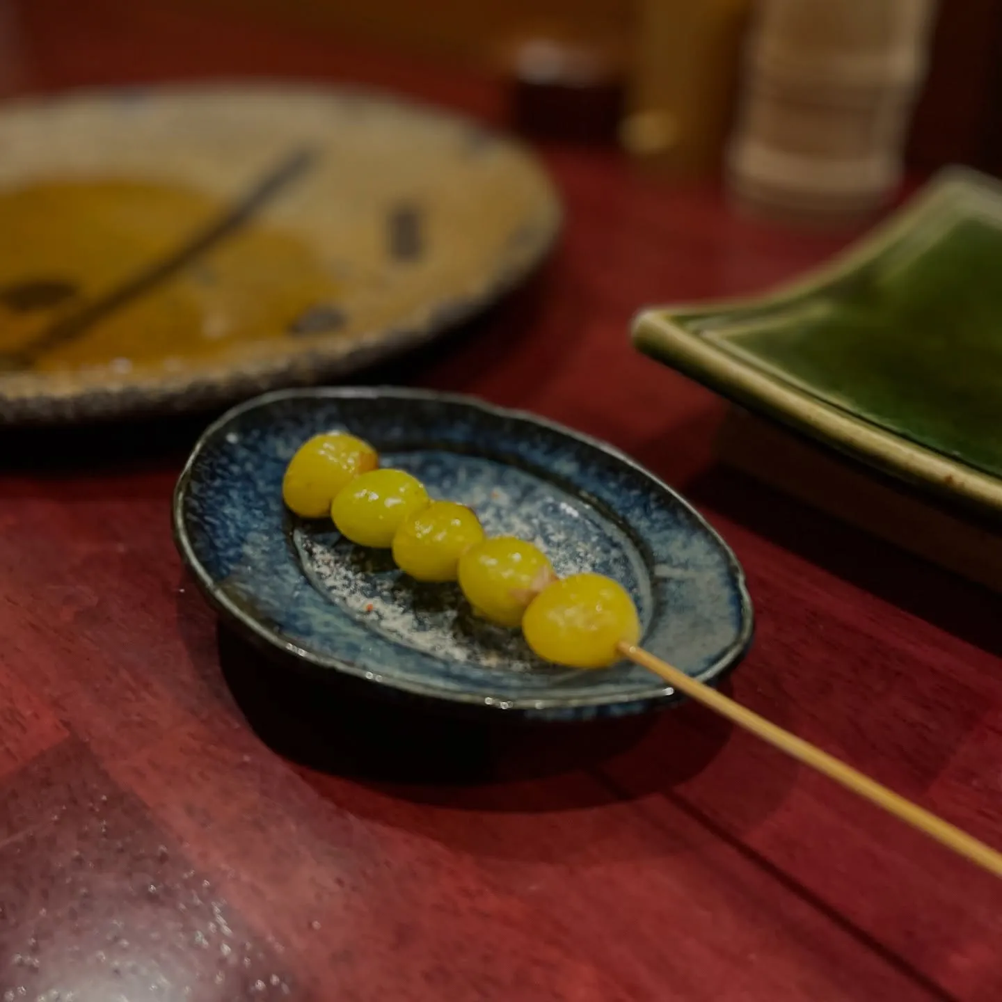 【季節メニュー 銀杏串】